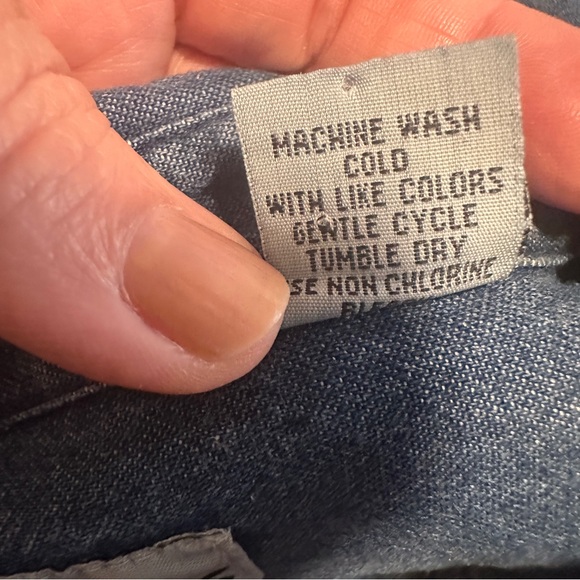 Vtg Dale Earnhardt Sr Nascar Shirt Short Sleeve Blue Button Down Chambray - Picture 11 of 11